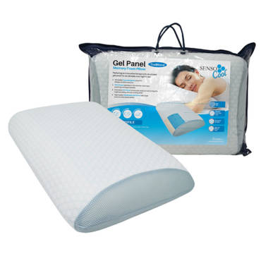 Breathable Cool Gel Traditional Shape SensoCool Pillow