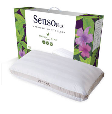 Soft/Firm Natural Latex Pillow (Boxed)